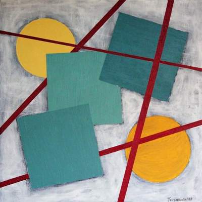 Abstractie 32 Rode draad